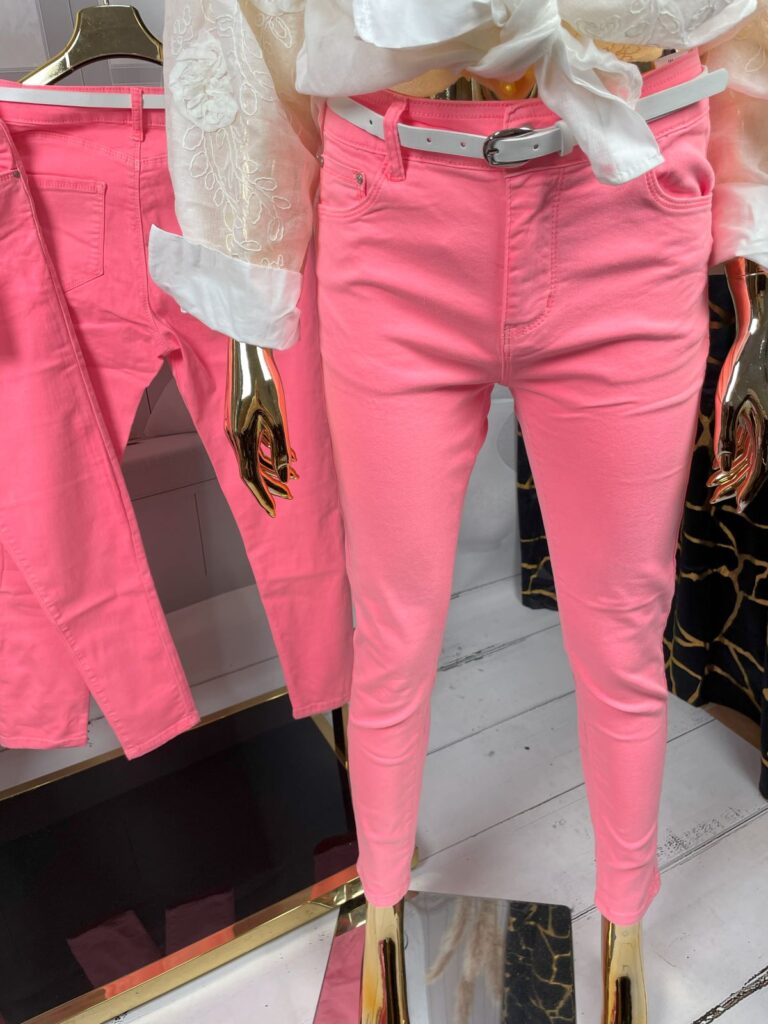 Spodnie M_SARA Landrynkowy RÓŻ Spodnie M_SARA Landrynkowy RÓŻ