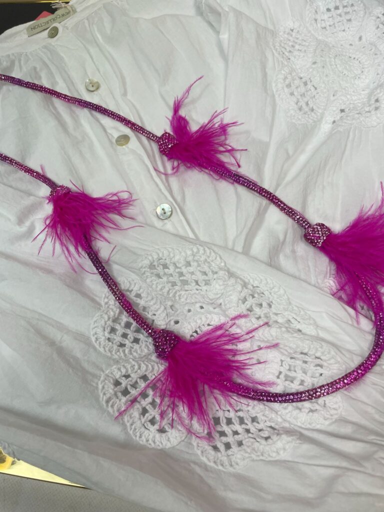 Wisior Cyrkonie z Piórkami Wisior Cyrkonie z Piórkami