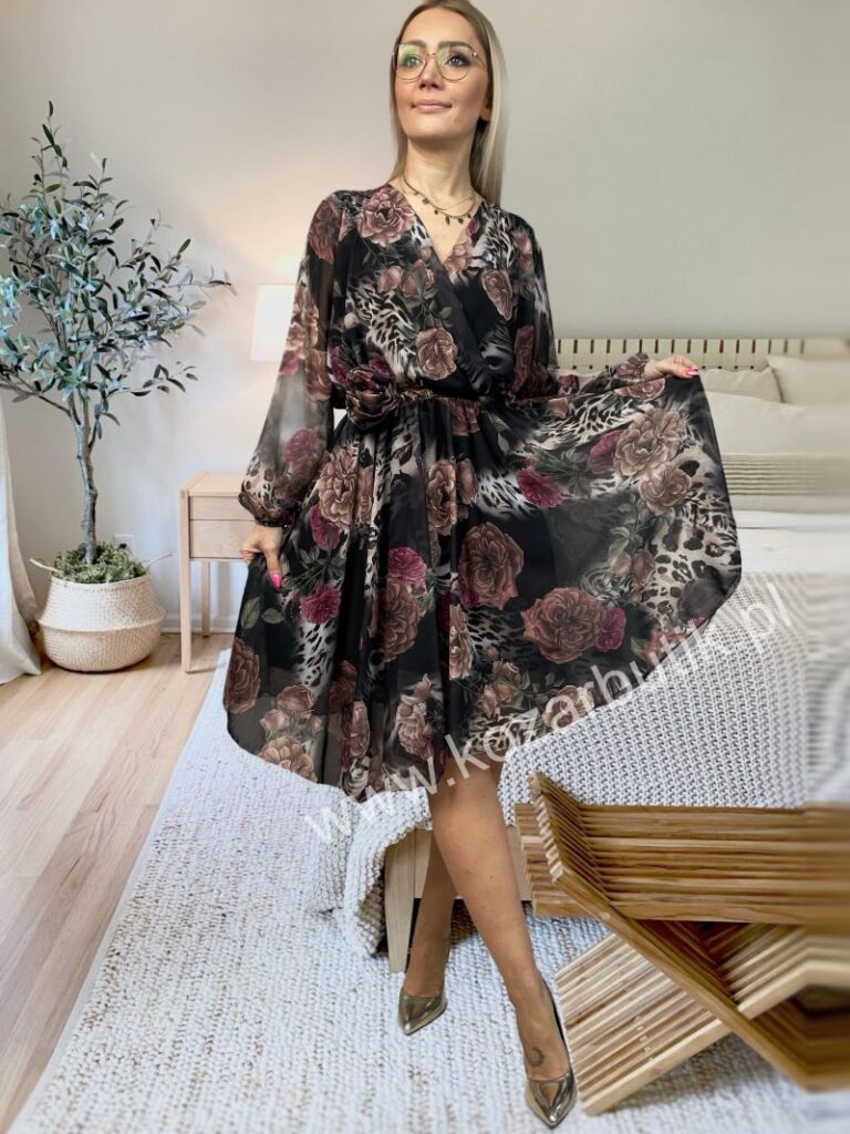 Sukienka Choker z Czernią