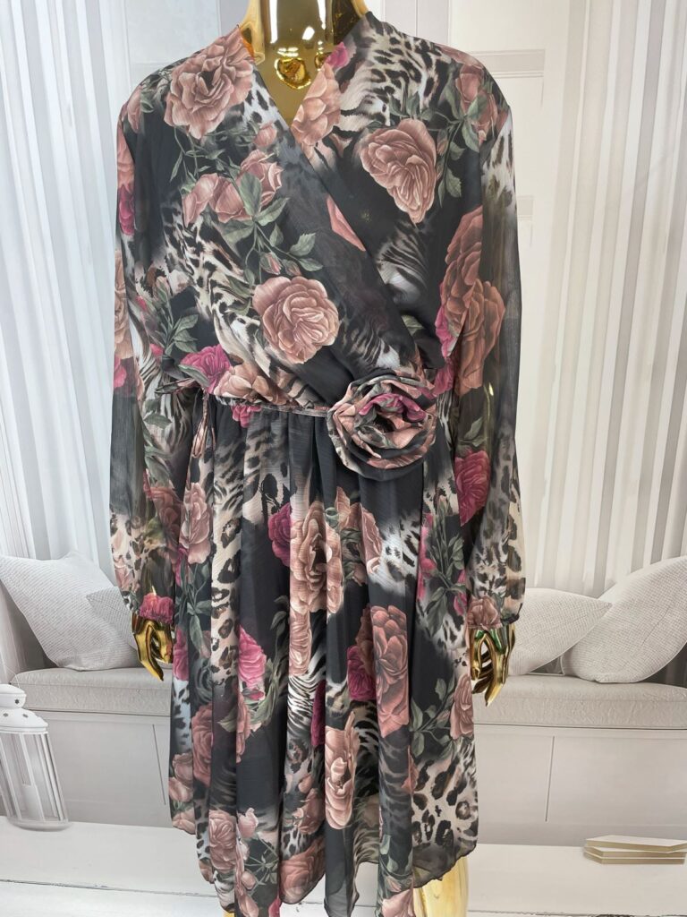 Sukienka Choker z Czernią