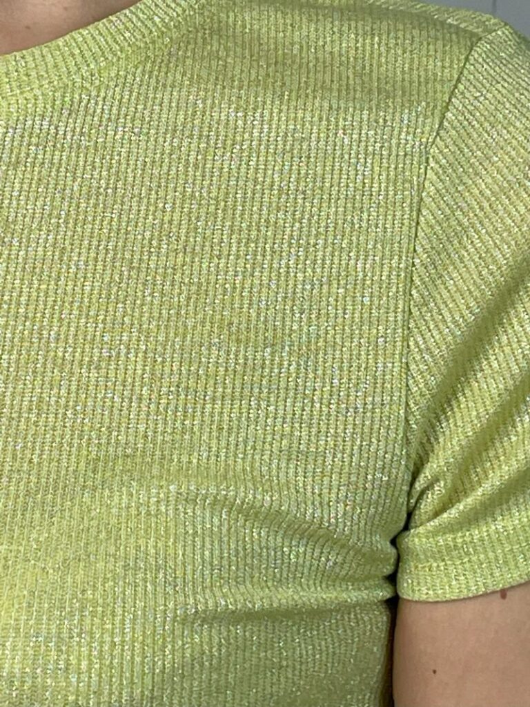 Top ze Srebrną Nicią Seledynowy