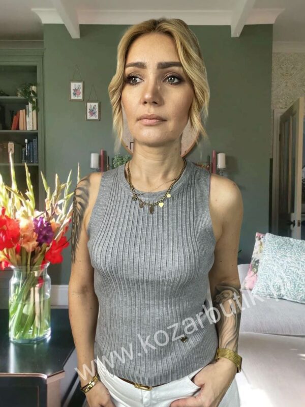 Sweterek z Kaszmirem Szary