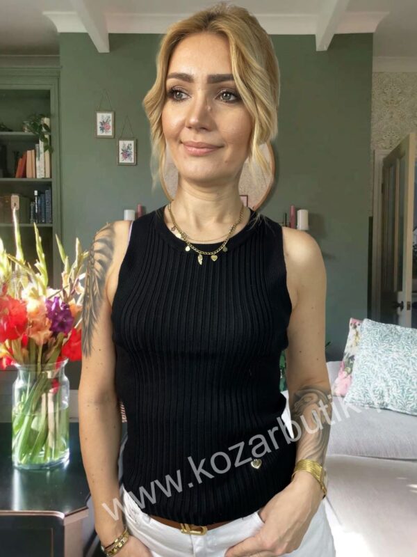 Sweterek z Kaszmirem Czarny