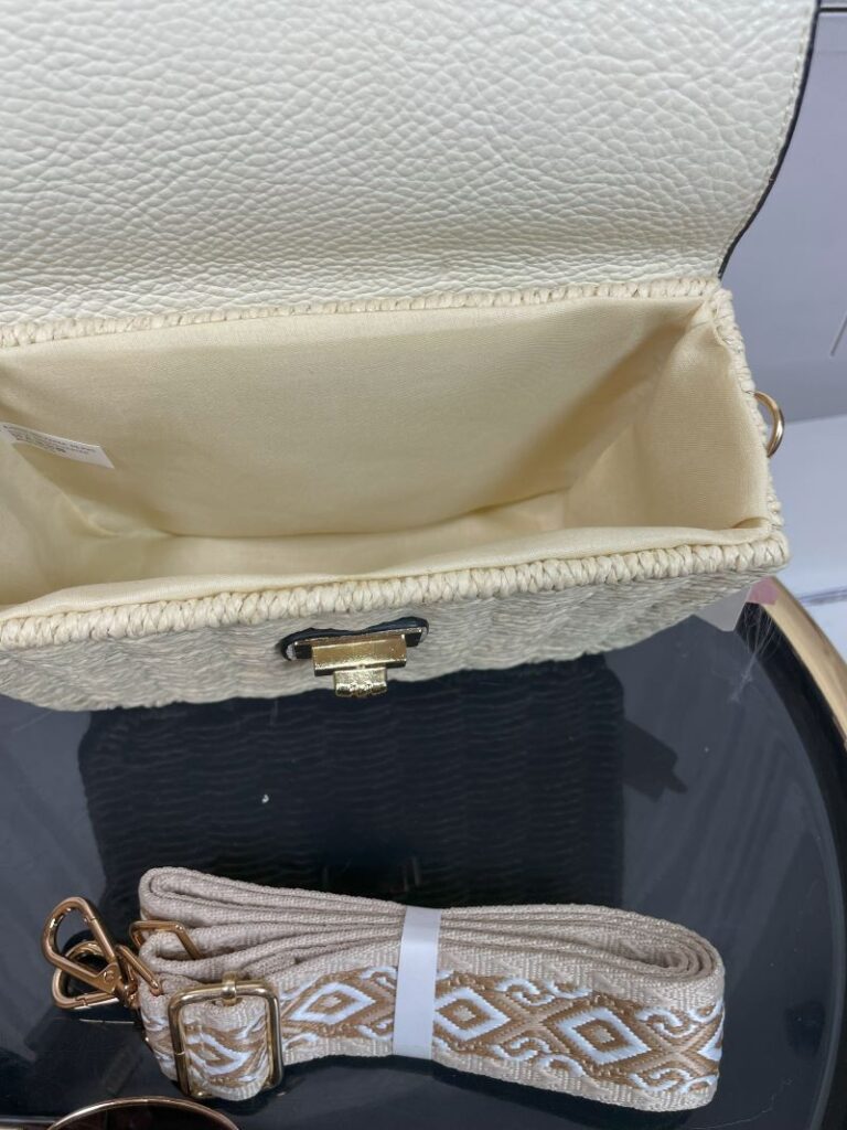 Koszyczek Słomkowy Beż Koszyczek Słomkowy Beż