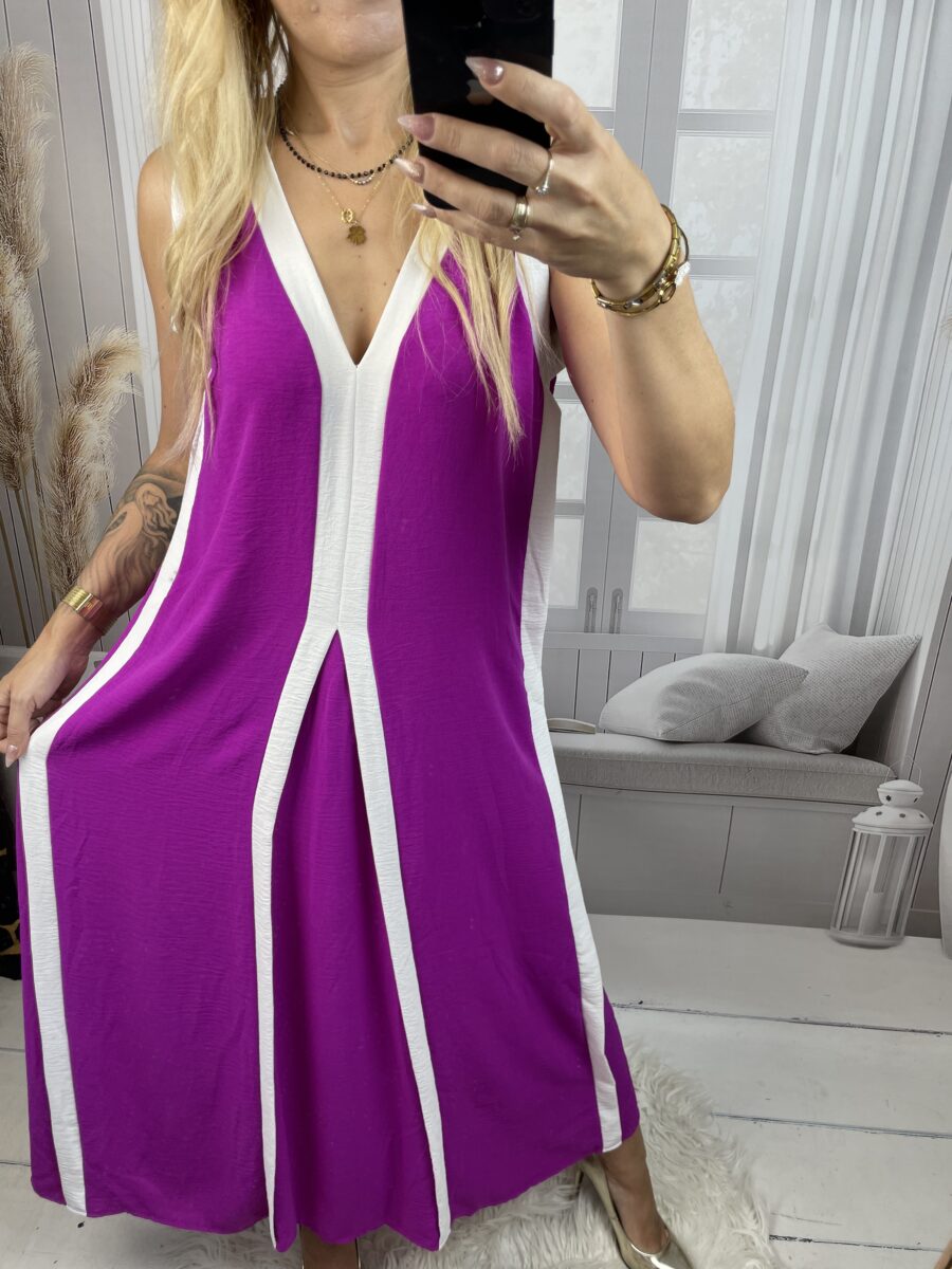 Sukienka Sisi Fuksja - obrazek 3