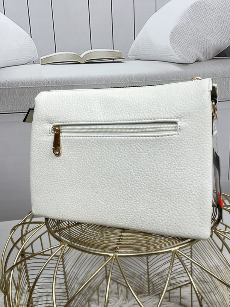 Torebka Listonoszka Pikowana Śmietanka Torebka Listonoszka Pikowana Śmietanka