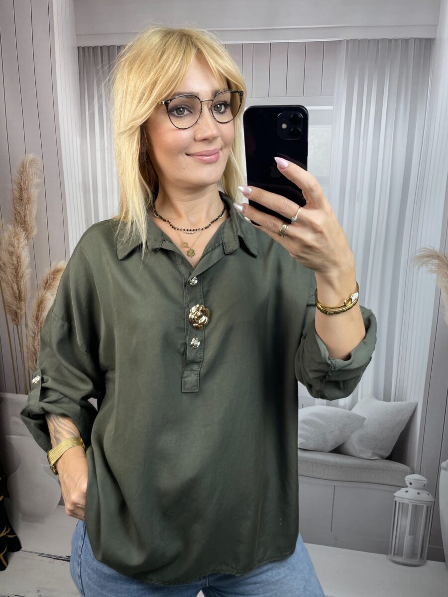 Koszula Lima- Oliwka - obrazek 3