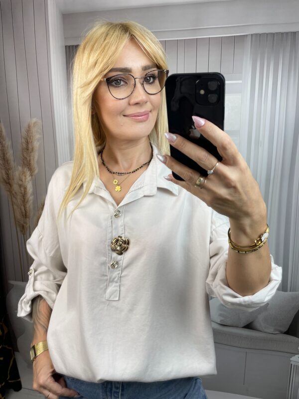 Koszula Lima- Kremowa