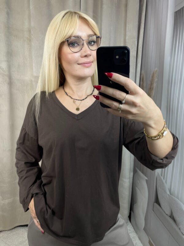 Koszulka Basic Czekolada