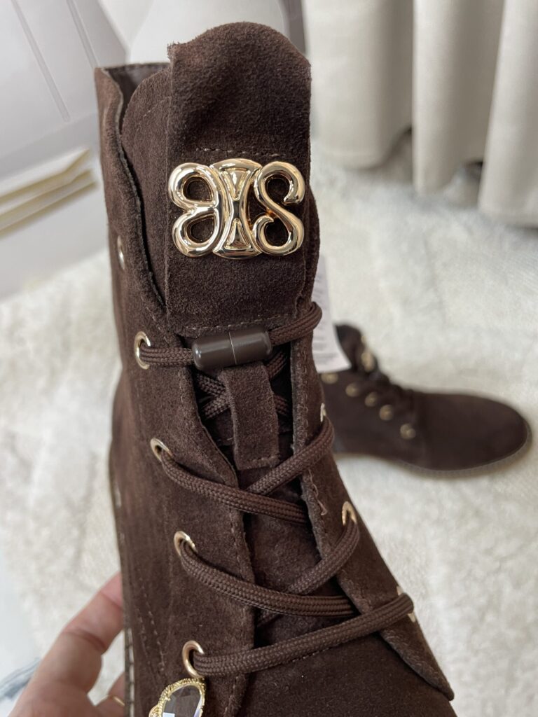 Botki Ze Skóry Naturalnej Czekolada