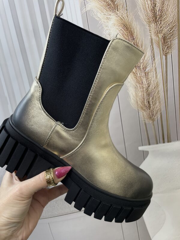 Sztyblety z Eko-Skóry Złote