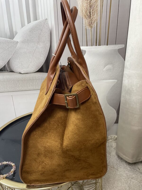 Torebka XL Eko Zamsz Ruda Torebka XL Eko Zamsz Ruda