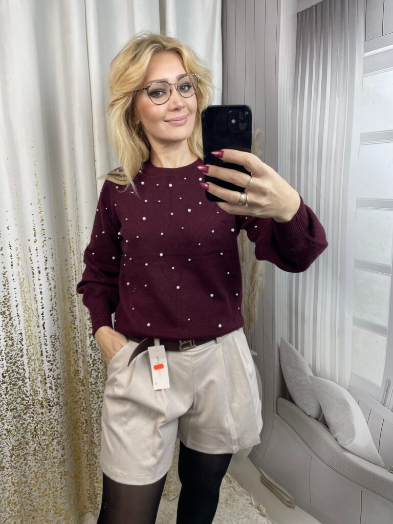 Spodenki Krótkie a'la Spódnica Jasny Beż