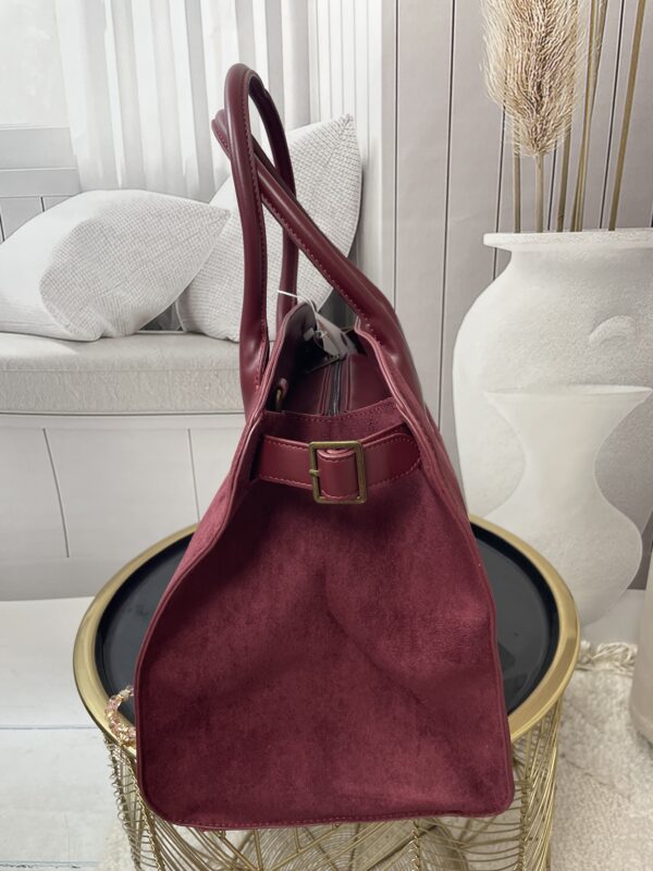 Torebka XL Eko Zamsz Bordo Torebka XL Eko Zamsz Bordo