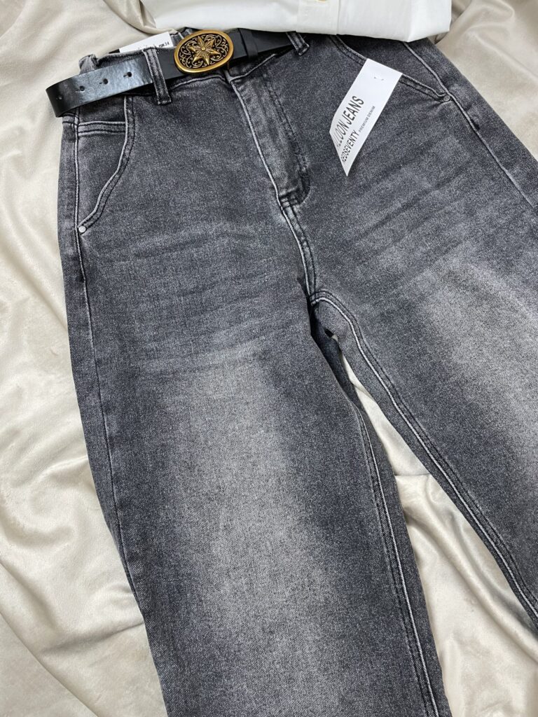 Spodnie Balloon z Pakiem - Szarość