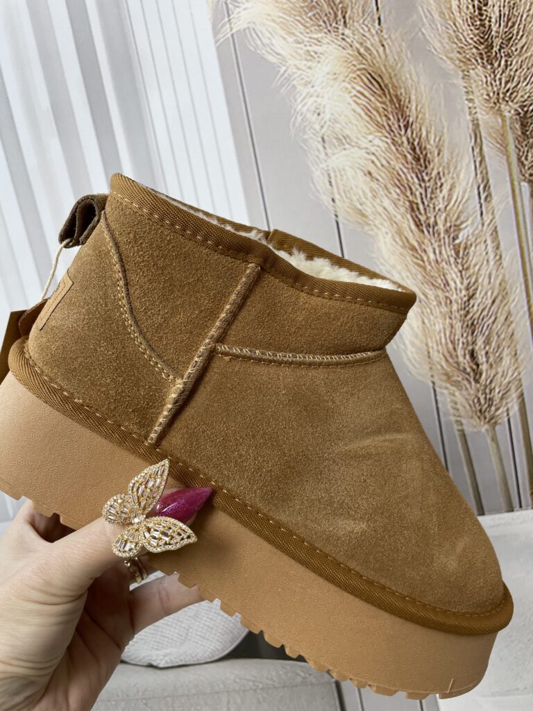 Śniegowce Skóra Zamszowa UGG Karmel