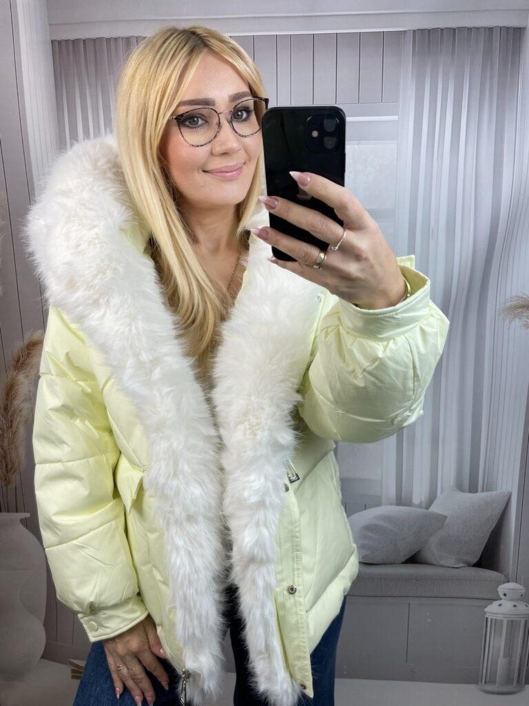 Kurtka z Obszyciem Misiowym