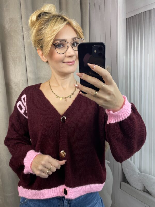Sweter 99 Bordo
