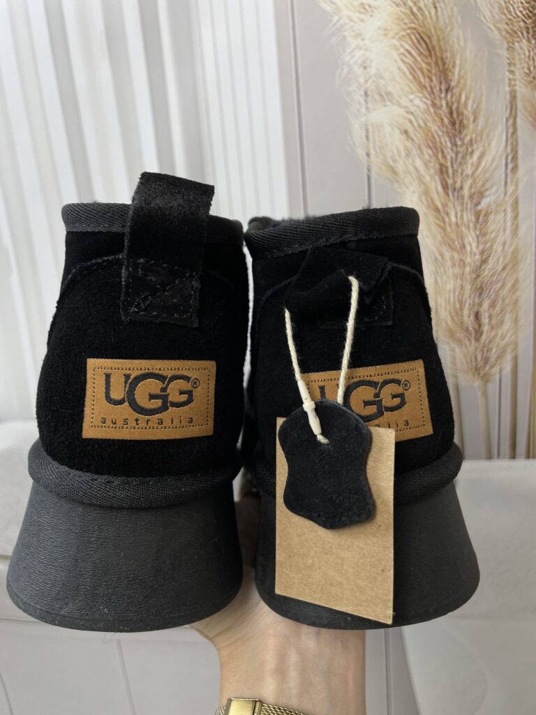 Śniegowce Skóra Zamszowa UGG Czarne