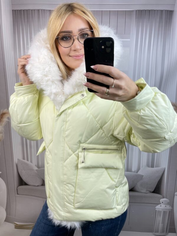 Kurtka z Obszyciem Misiowym