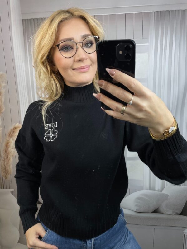 Golf Koniczynka Czarny