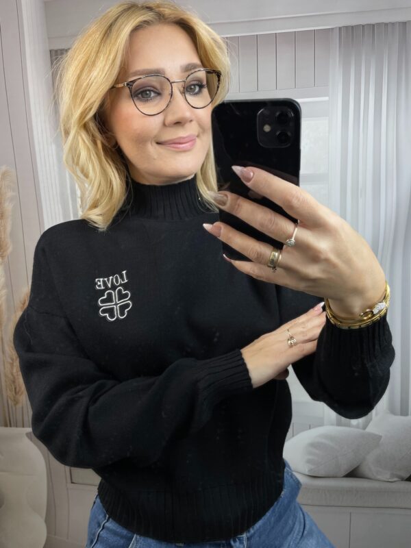 Golf Koniczynka Czarny