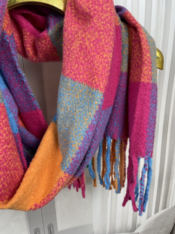 Szal Zimowy w Kratę Ful - Kolor Szal Zimowy w Kratę Ful - Kolor