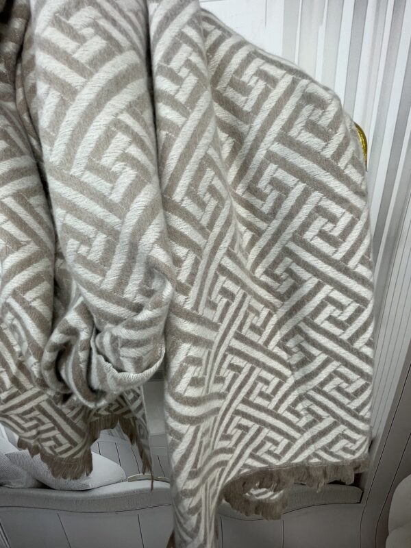 Szal Zimowy z Wełny i Kaszmiru Szal Zimowy z Wełny i Kaszmiru