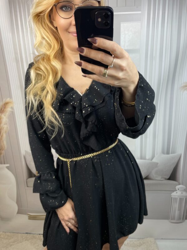 Sukienka Mini BIBIONE Czarna Sukienka Mini BIBIONE Czarna