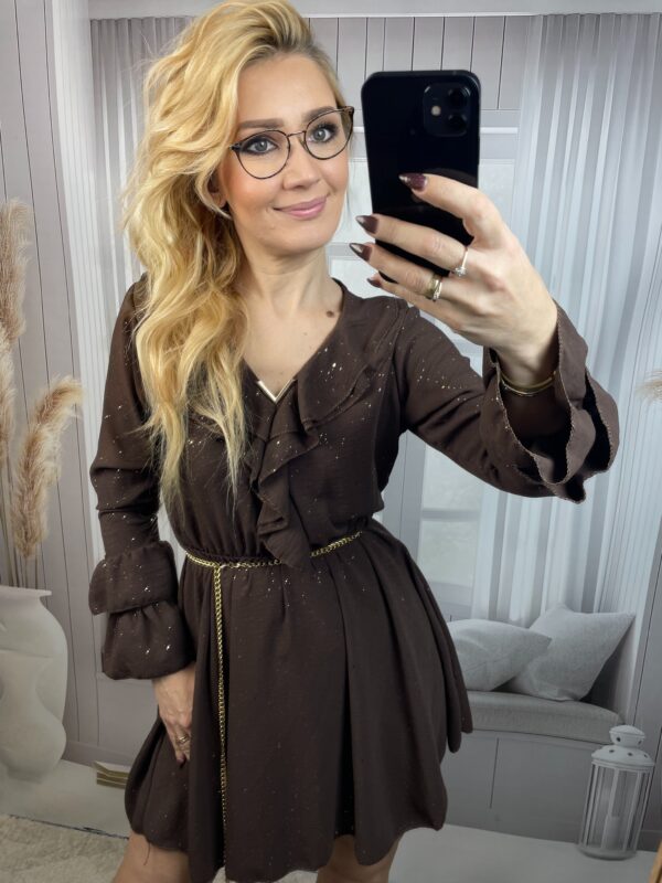 Sukienka Mini BIBIONE Czekolada