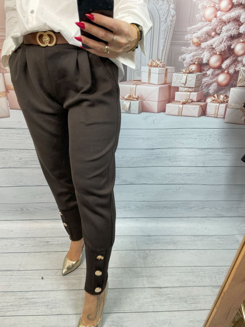 Spodnie Punto-Milano Czekolada - obrazek 2