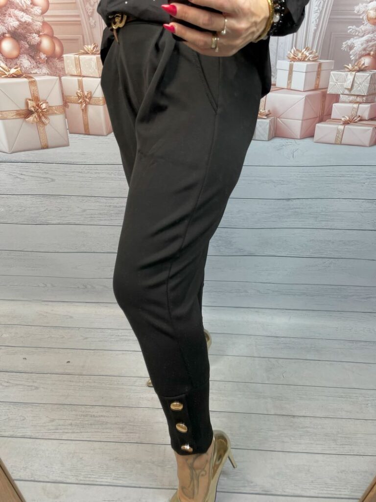 Spodnie Punto-Milano Czarne Spodnie Punto-Milano Czarne