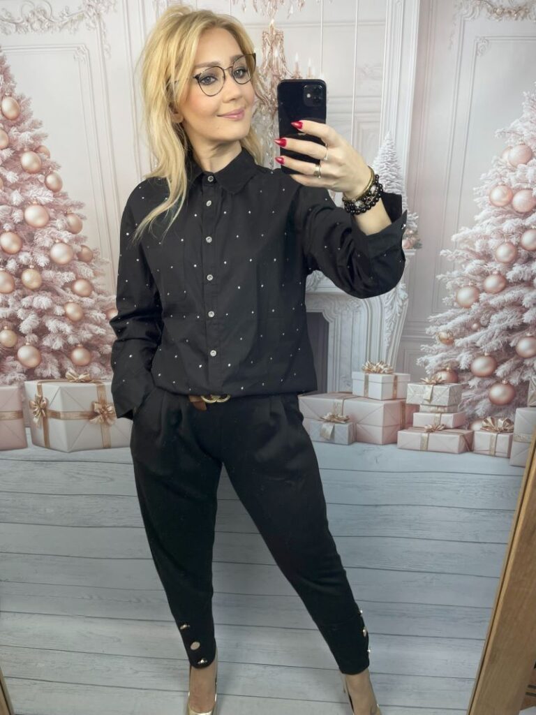 Spodnie Punto-Milano Czarne