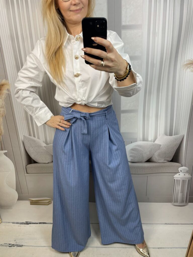 Klasyczne Szwedy w Paski - Błękit Klasyczne Szwedy w Paski - Błękit