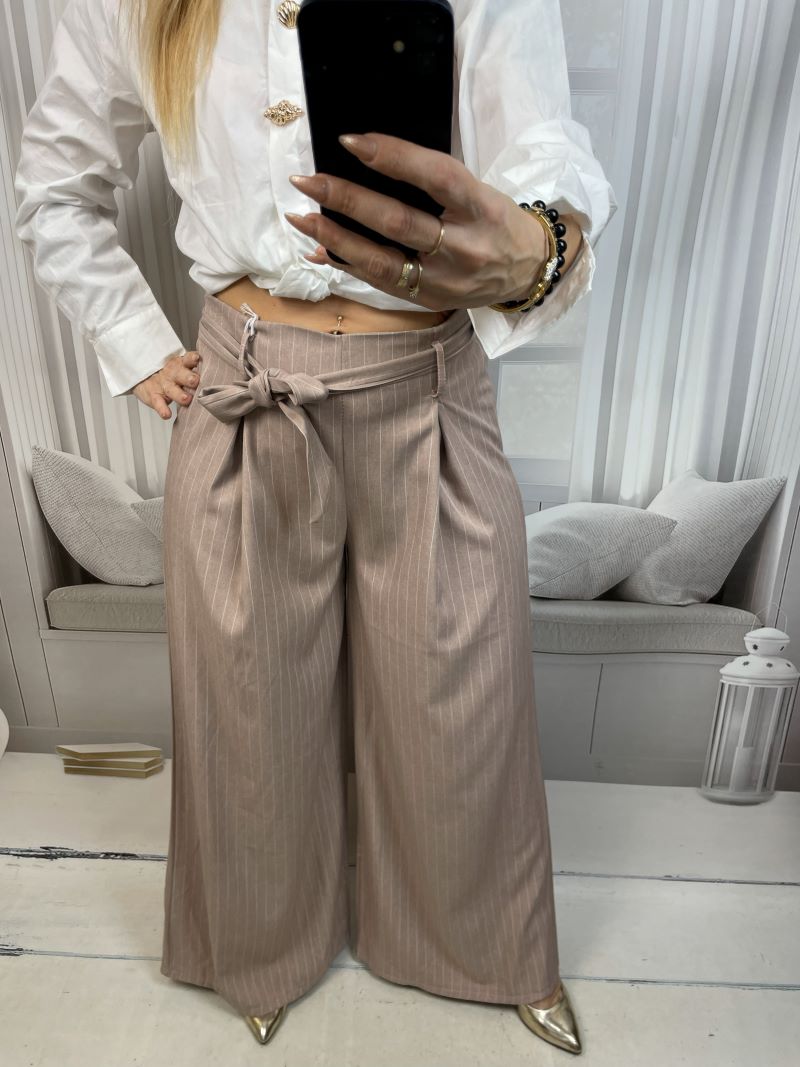 Klasyczne Szwedy w Paski - Pudrowy Róż Klasyczne Szwedy w Paski - Pudrowy Róż