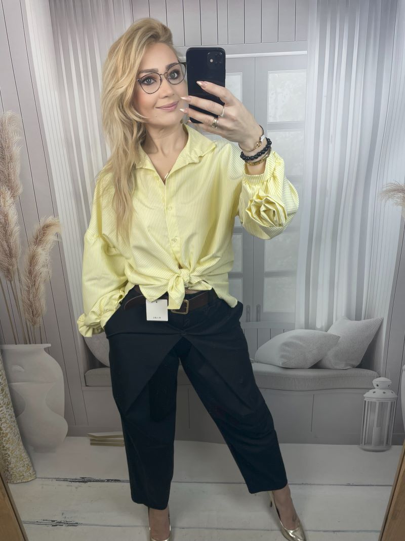 Spodnie Baloony z Zapięciem - Czarne Spodnie Baloony z Zapięciem - Czarne