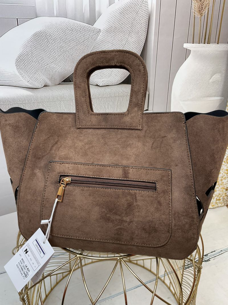 Torebka Ażurowa Brąz z Środkiem Fango Torebka Ażurowa Brąz z Środkiem Fango