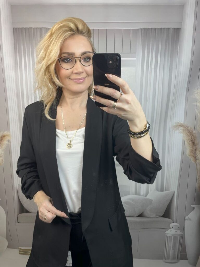 Marynarka Oversize - Czarna