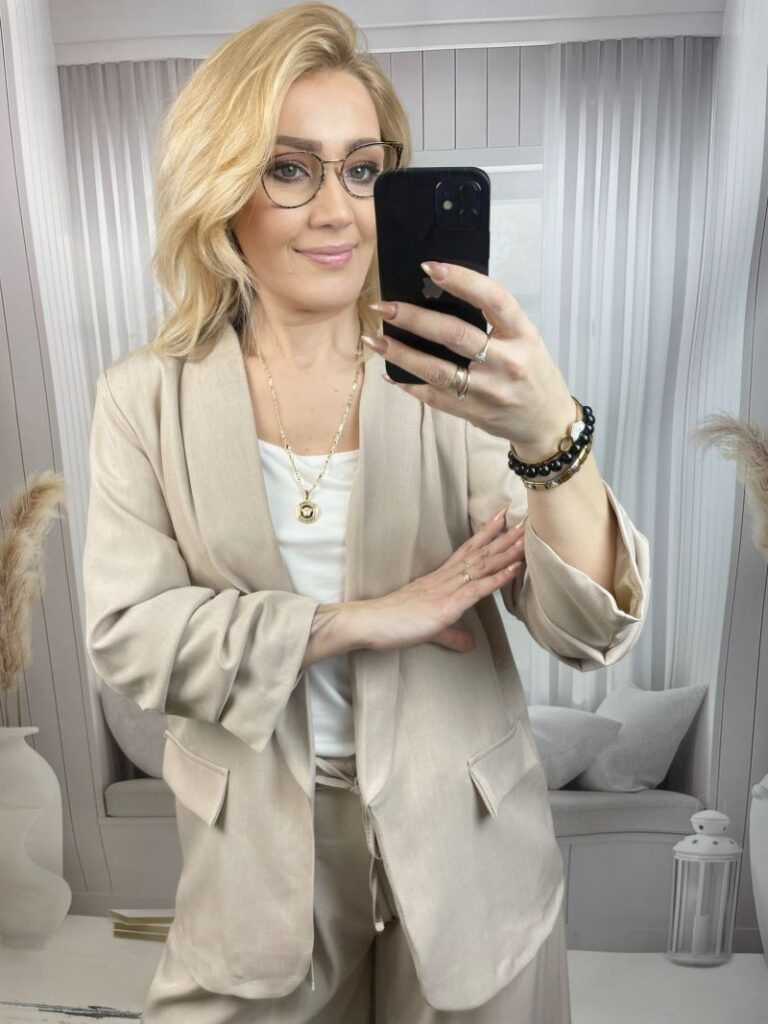 Marynarka Oversize - Beż