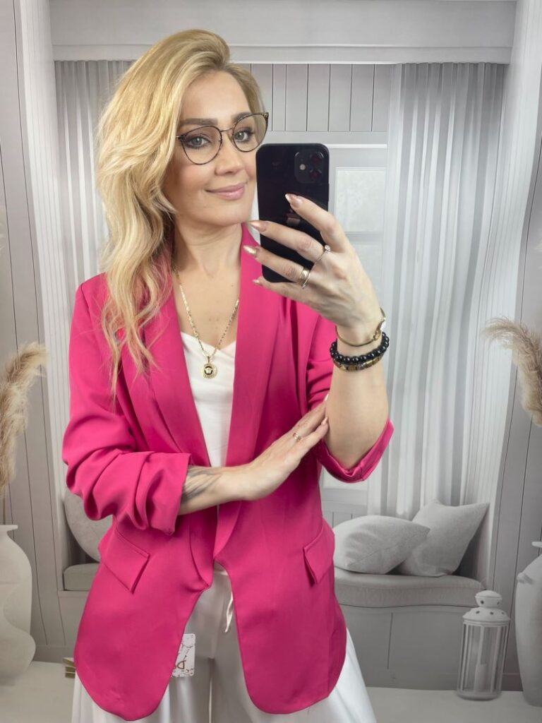 Marynarka Oversize - Koral Marynarka Oversize - Koral