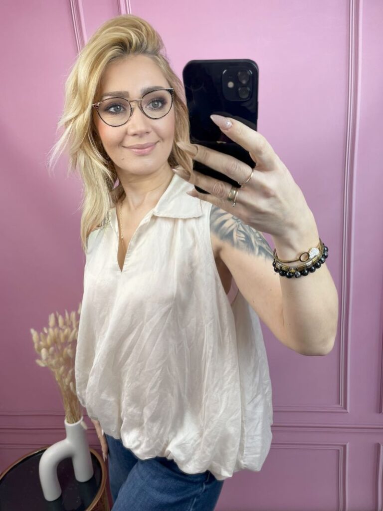 Bluzka Bombka - Beż