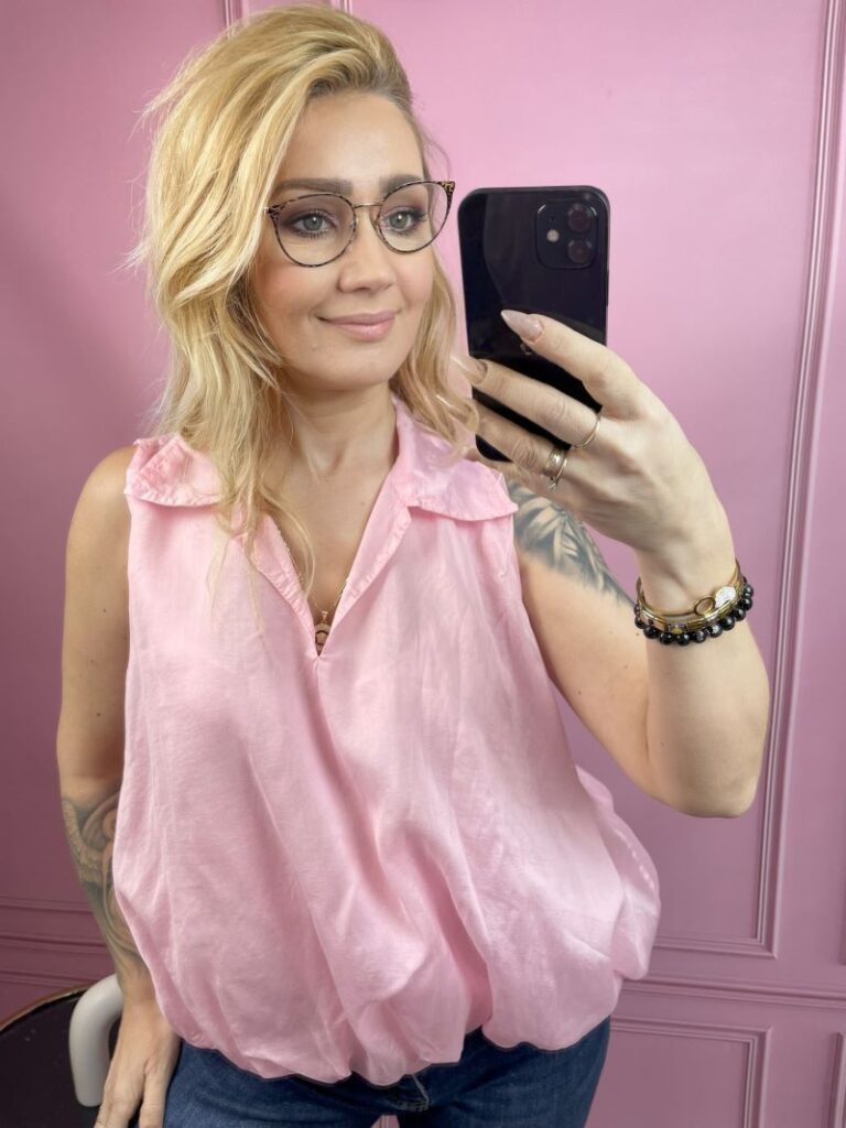 Bluzka Bombka - Pastelowy Róż