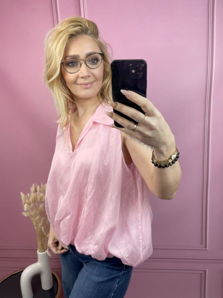 Bluzka Bombka - Pastelowy Róż