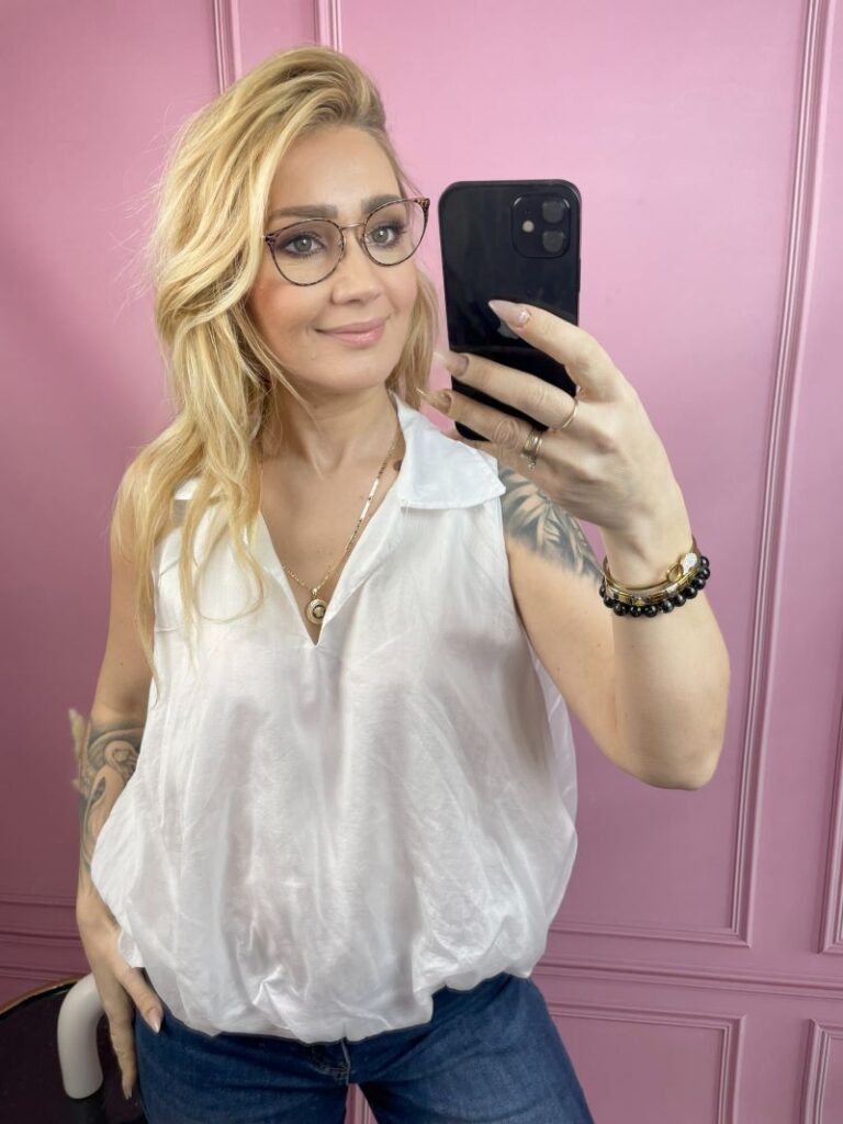 Bluzka Bombka - Biała