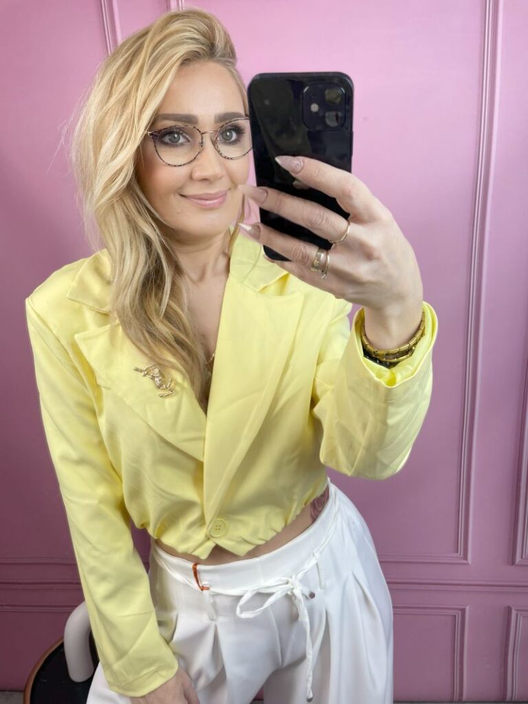 Marynarka a'la Bomberka - Żółta