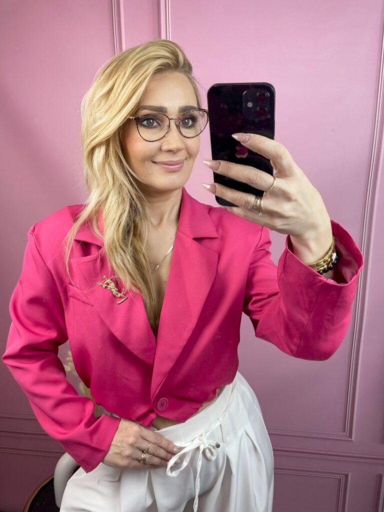 Marynarka a'la Bomberka - Fuksja