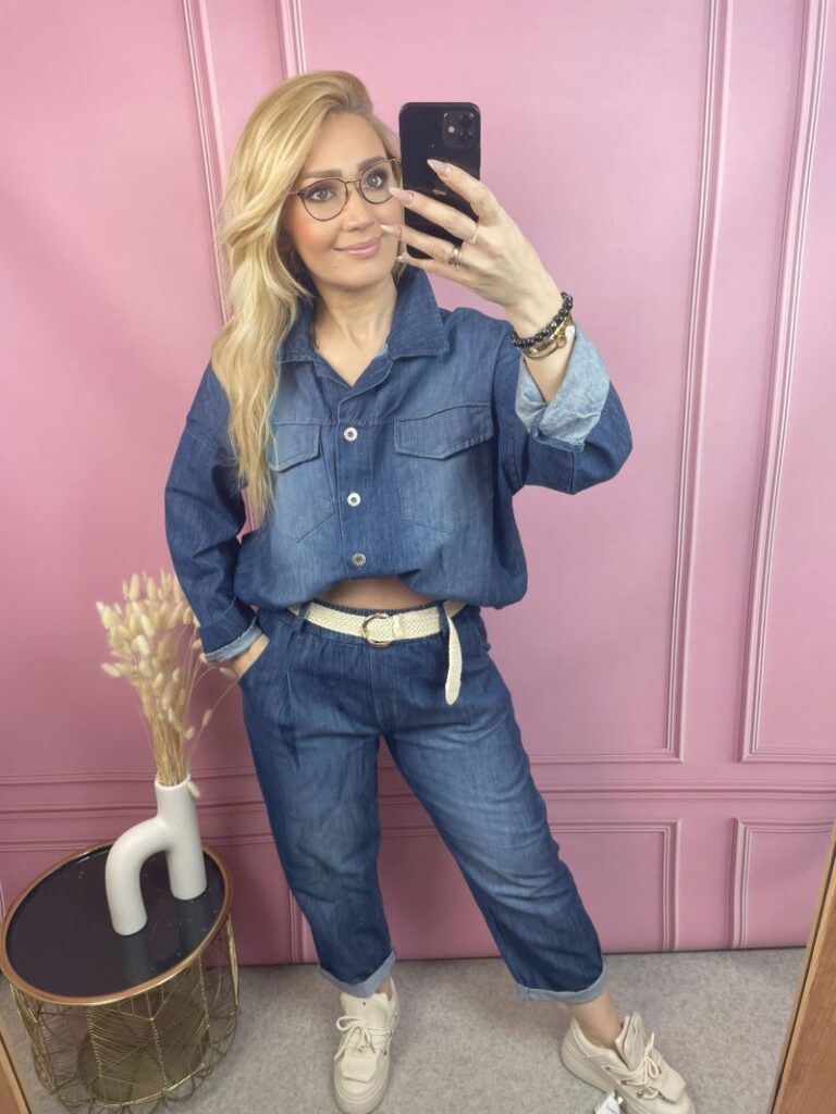 Komplet Jeansowy Katana + Balony