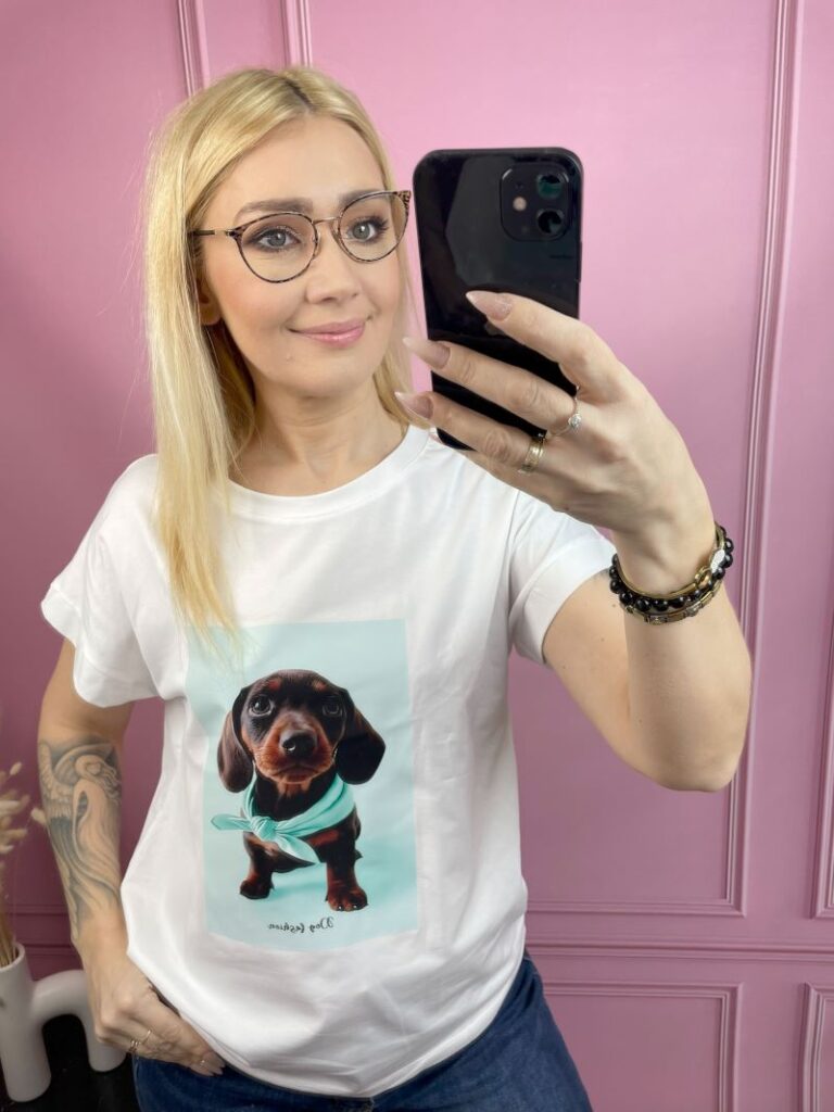 Koszulka Dog - Mięta