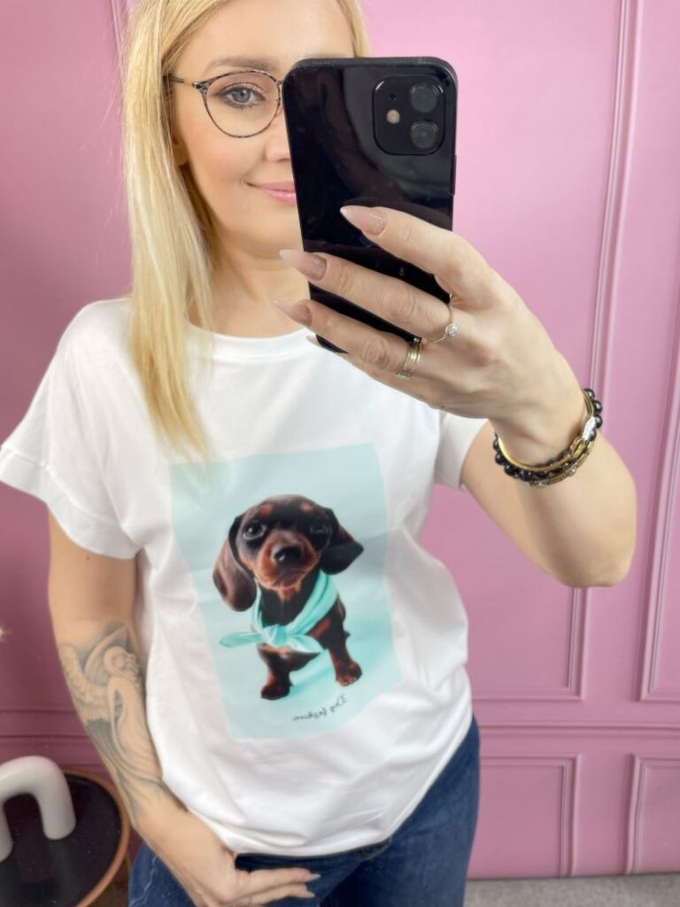 Koszulka Dog - Mięta