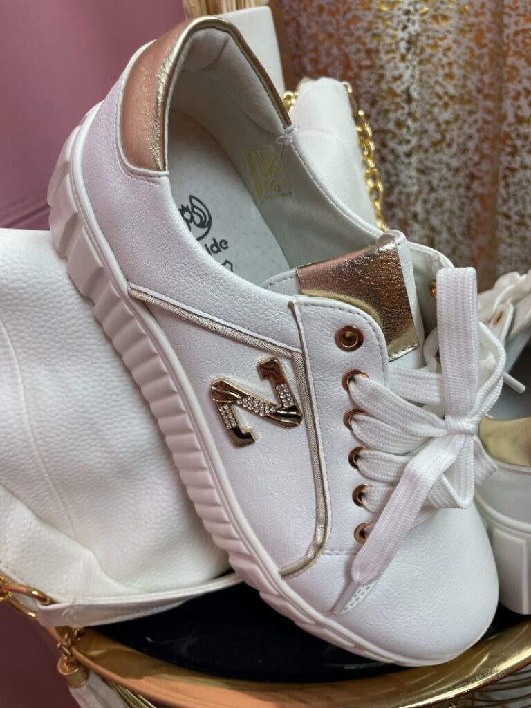 Sneakersy na Platformie ze Skórzaną Wkładką Zeta Sneakersy na Platformie ze Skórzaną Wkładką Zeta